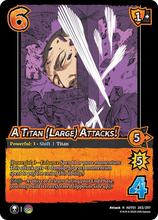 A Titan (Large) Attacks! // A Titan (Large) (283) [AOT1] - UniVersus Single