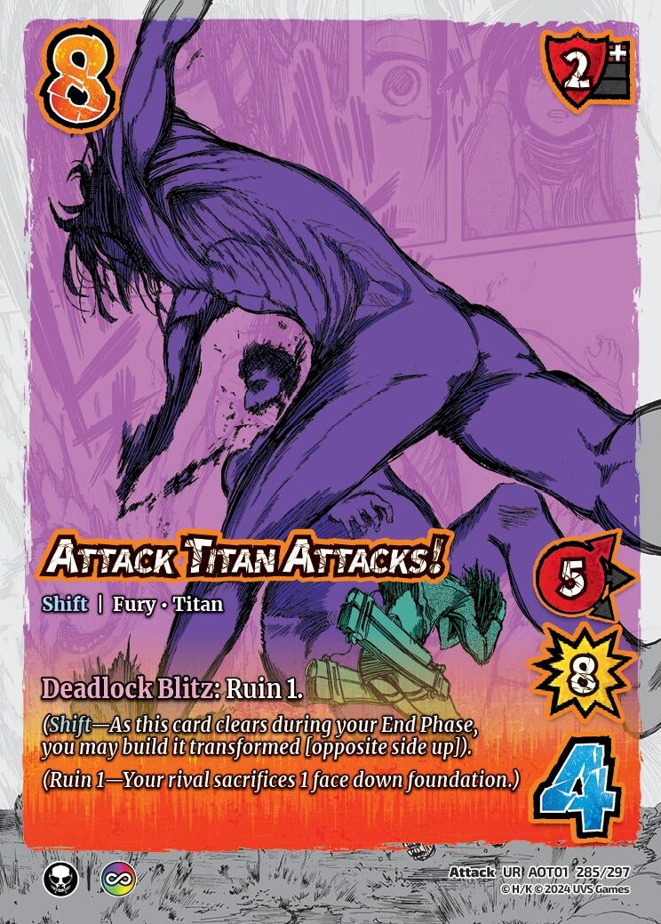Attack Titan Attacks! // The Attack Titan (285) [AOT1] - UniVersus Single