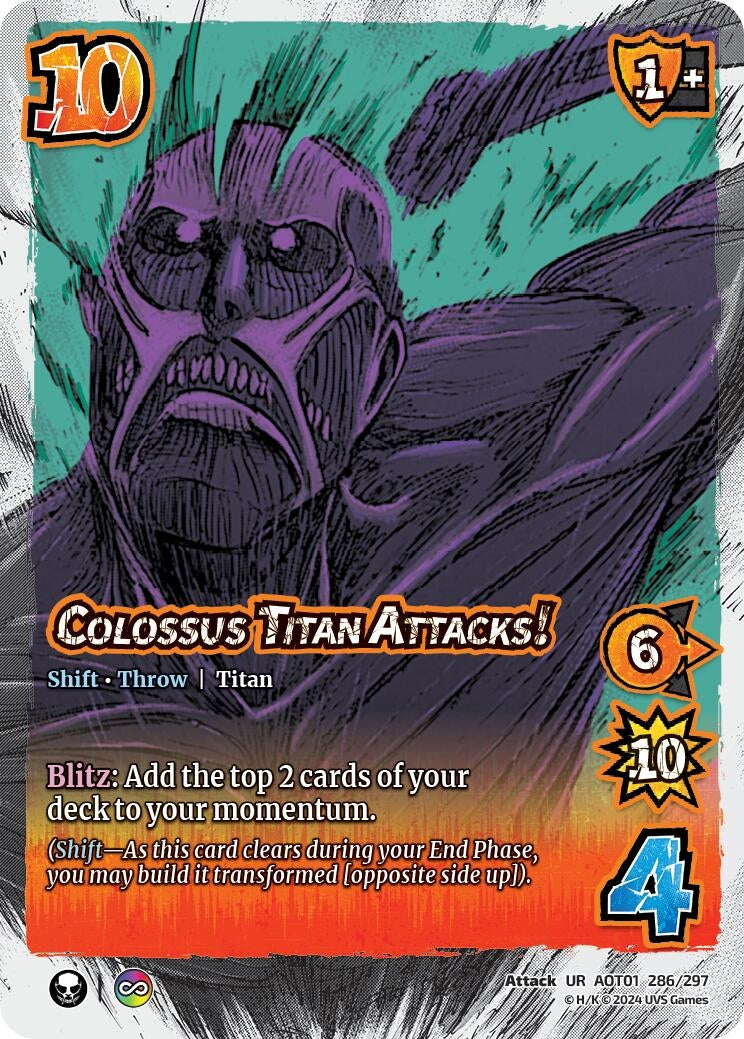 Colossus Titan Attacks! // The Colossus Titan (286) [AOT1] - UniVersus Single