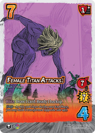 Female Titan Attacks! // The Female Titan (288) [AOT1] - UniVersus Single