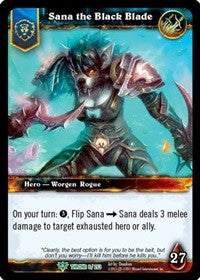 Sana the Black Blade - WoW Single