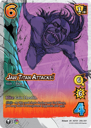 Jaw Titan Attacks! // The Jaw Titan (290) [AOT1] - UniVersus Single