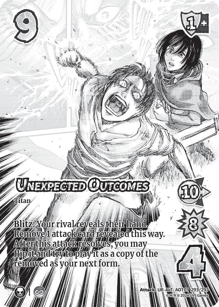 Unexpected Outcomes (Alternate Art) (293) [AOT1] - UniVersus Single