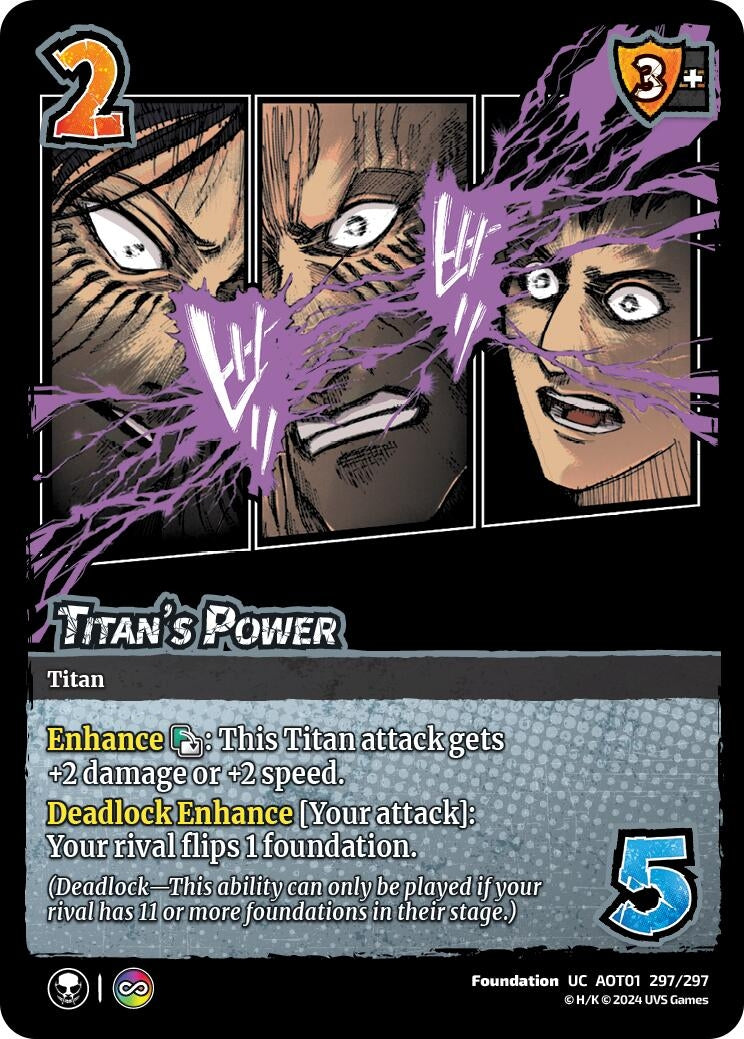 Titan’s Power (297) [AOT1] - UniVersus Single