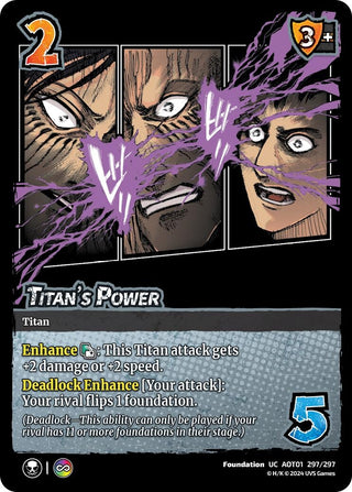 Titan’s Power (297) [AOT1] - UniVersus Single