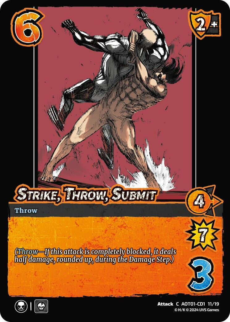 Strike Throw Submit (CD1) (11119) [AOT1] - UniVersus Single