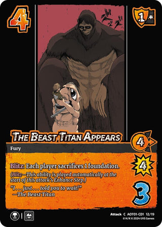 The Beast Titan Appears (CD1) (11219) [AOT1] - UniVersus Single