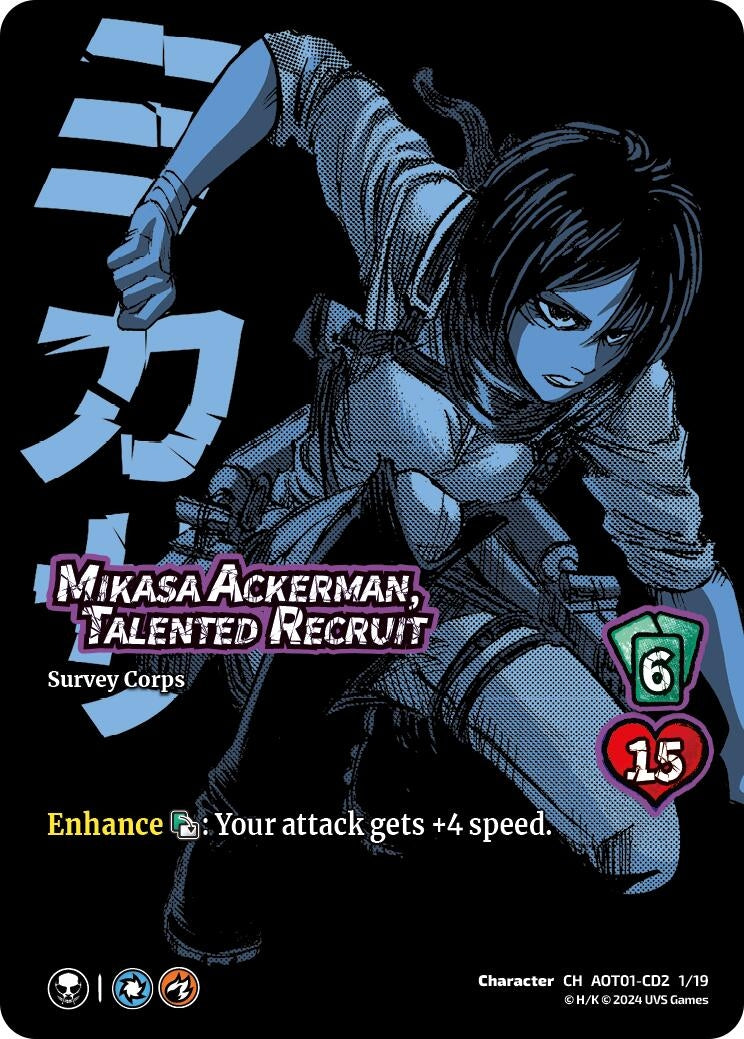 Mikasa Ackerman Talented Recruit (CD2) (2119) [AOT1] - UniVersus Single
