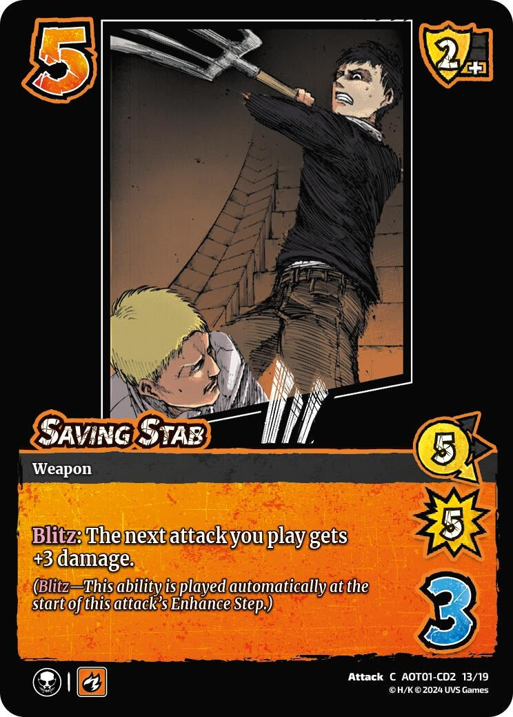 Saving Stab (CD2) (21319) [AOT1] - UniVersus Single
