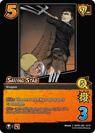 Saving Stab (CD2) (21319) [AOT1] - UniVersus Single