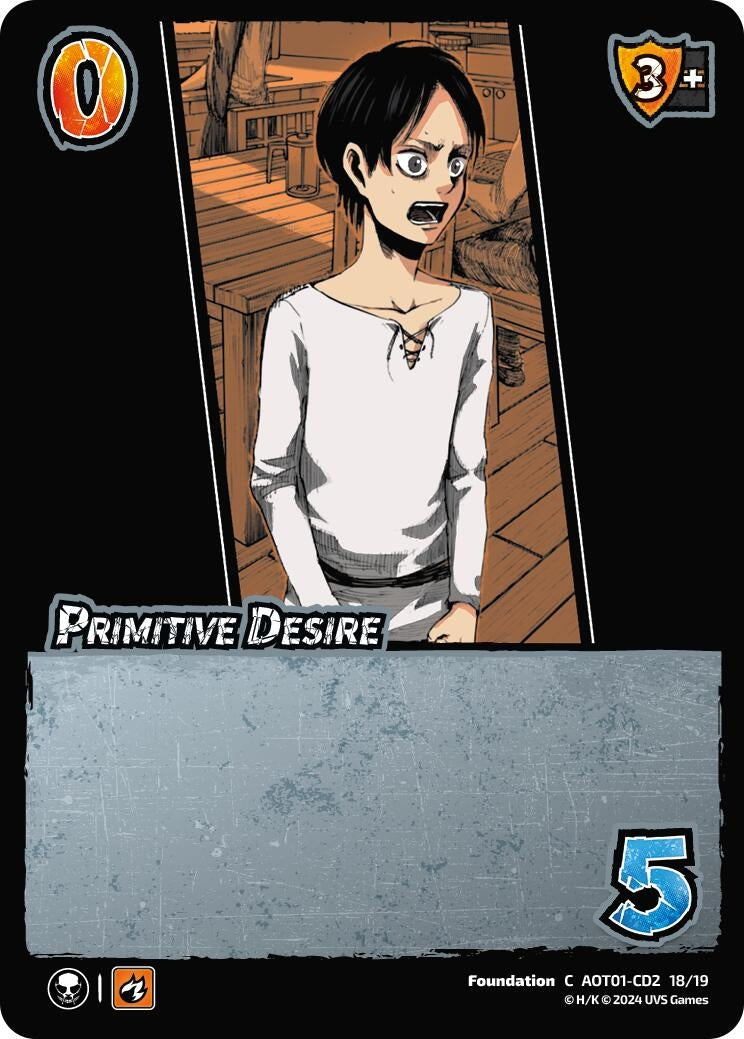Primitive Desire (CD2) (21819) [AOT1] - UniVersus Single