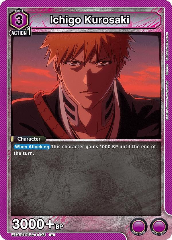 Ichigo Kurosaki (103) (11103) [UE01ST] - Union Arena Single