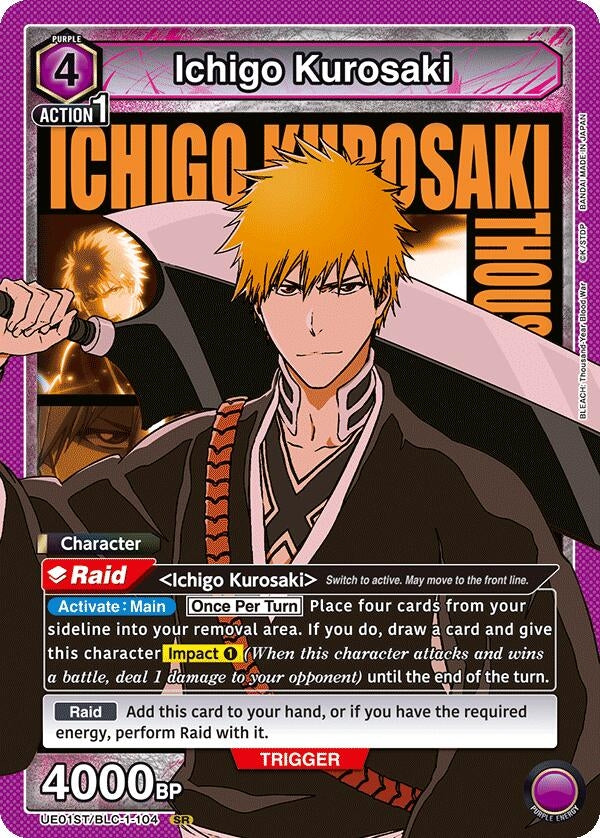 Ichigo Kurosaki (104) (11104) [UE01ST] - Union Arena Single