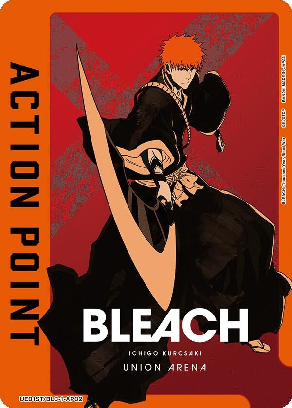 Action Point Card (AP02) (Ichigo Kurosaki) (1102) [UE01ST] - Union Arena Single
