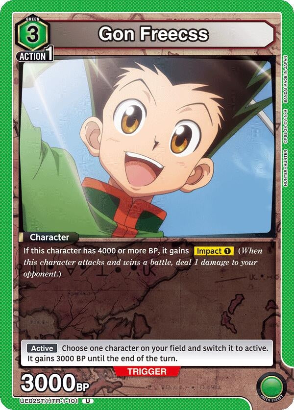 Gon Freecss (101) (21101) [UE02ST] - Union Arena Single