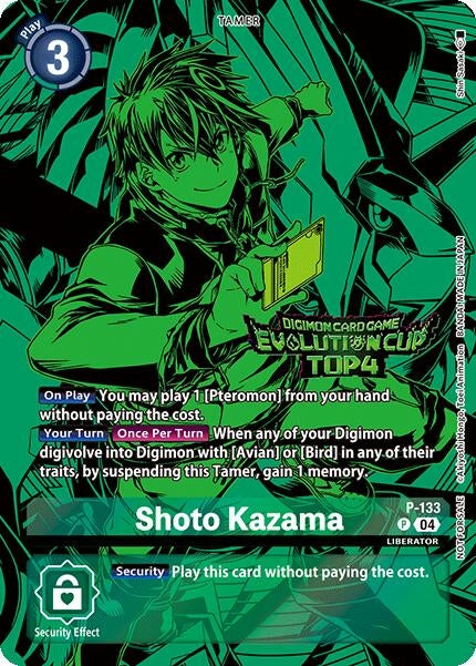 Shoto Kazama (2024 Evolution Cup Top 4) (133) [D-PR] - Digimon Card Game Single