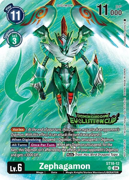 Zephagamon (2024 Evolution Cup) (1812) [ST18] - Digimon Card Game Single