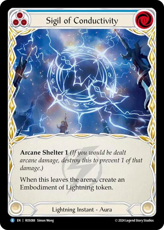Sigil of Conductivity (88) [ROS] - Flesh and Blood TCG Single