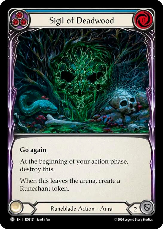 Sigil of Deadwood (161) [ROS] - Flesh and Blood TCG Single