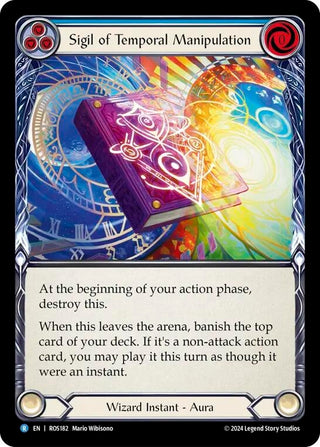 Sigil of Temporal Manipulation (182) [ROS] - Flesh and Blood TCG Single
