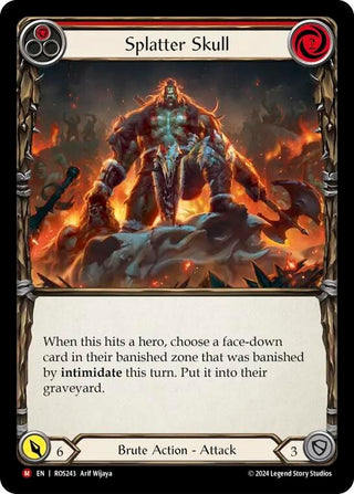 Splatter Skull (243) [ROS] - Flesh and Blood TCG Single