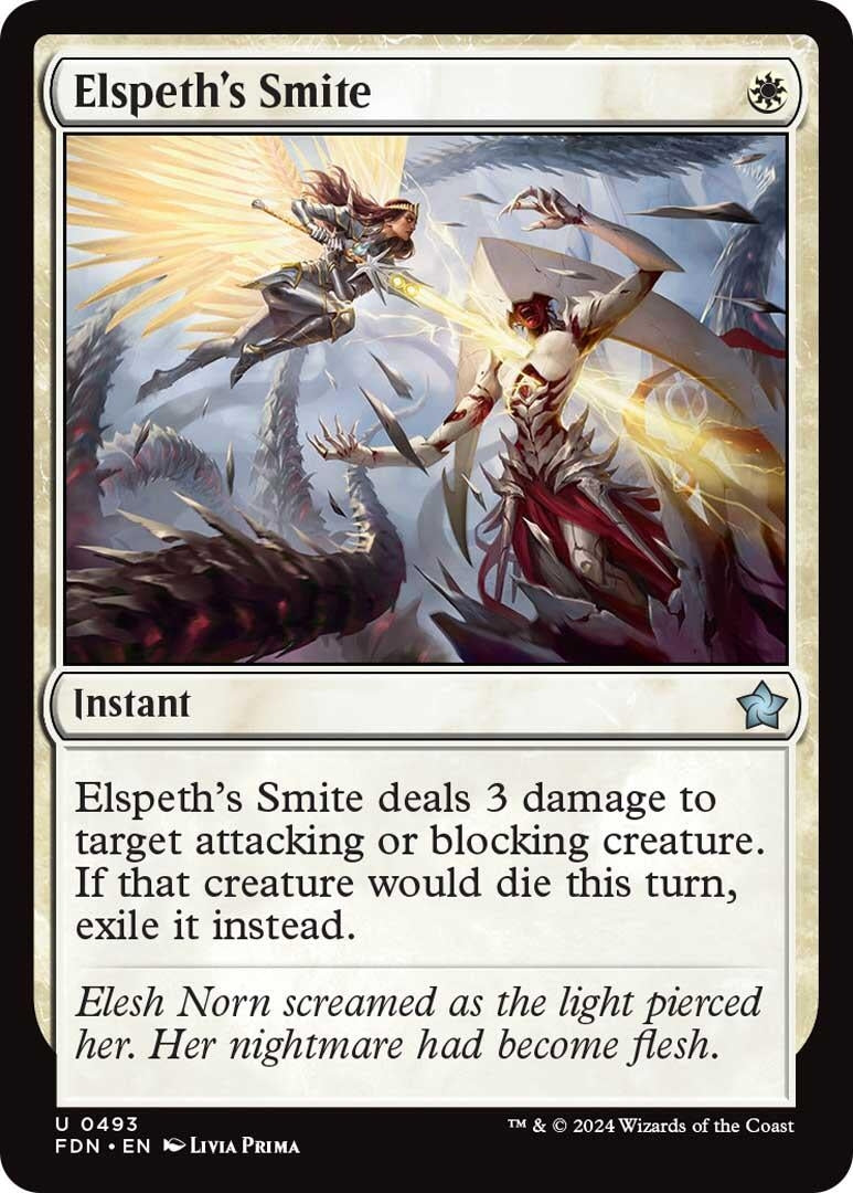 Elspeth’s Smite (493) [FDN] - MTG Single