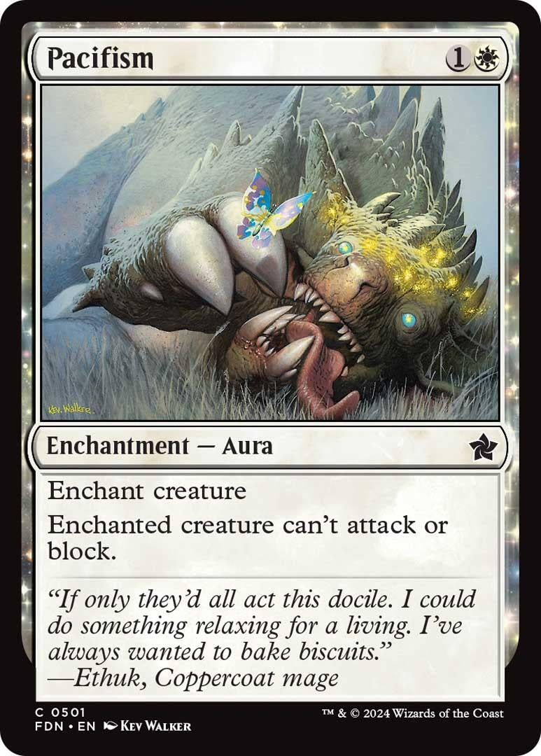 Pacifism (501) [FDN] - MTG Single