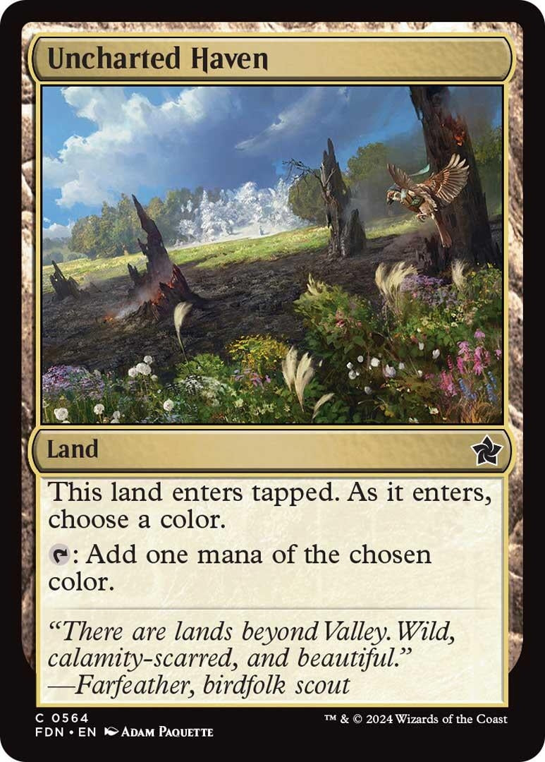Uncharted Haven (564) [FDN] - MTG Single