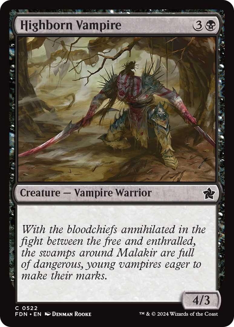 Highborn Vampire (522) [FDN] - MTG Single