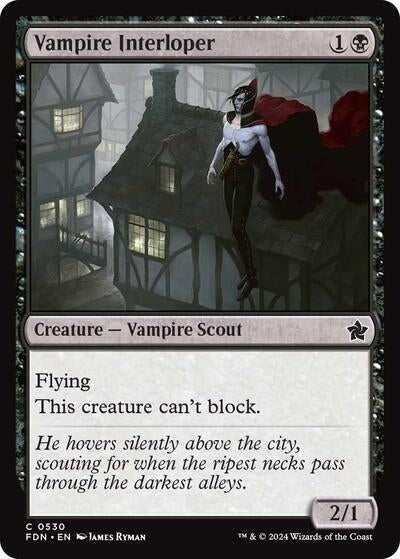 Vampire Interloper (530) [FDN] - MTG Single