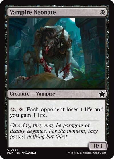 Vampire Neonate (531) [FDN] - MTG Single