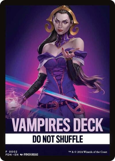 Vampires Deck Theme Card (2) [FDN] - MTG Single