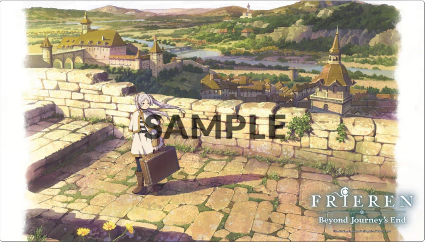 Bushi Supplies Rubber Playmat Vol. 1: Frieren: Beyond Journey’s End Design B: Frieren On A Journey (1) - Playmats Sealed
