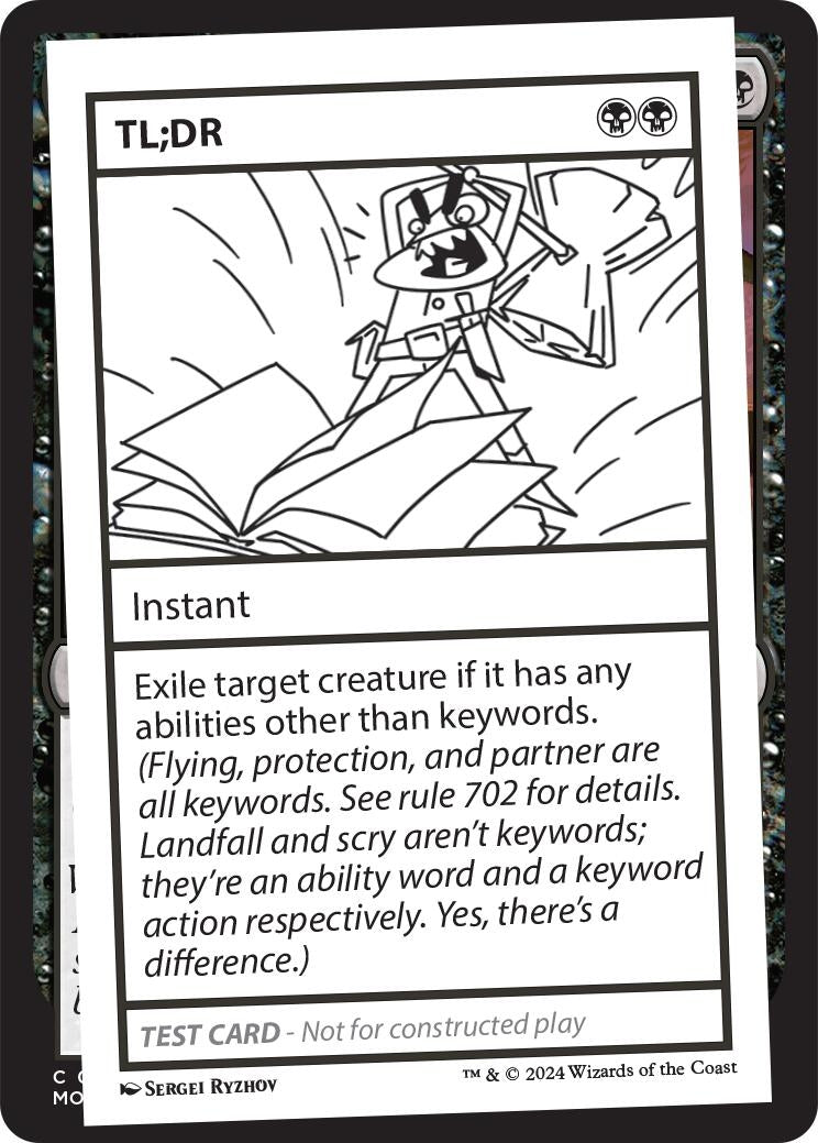 TL;DR [MB2PC] - MTG Single