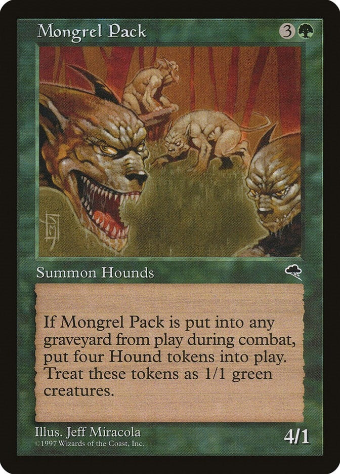 Mongrel Pack (237) [TMP] - MTG Single