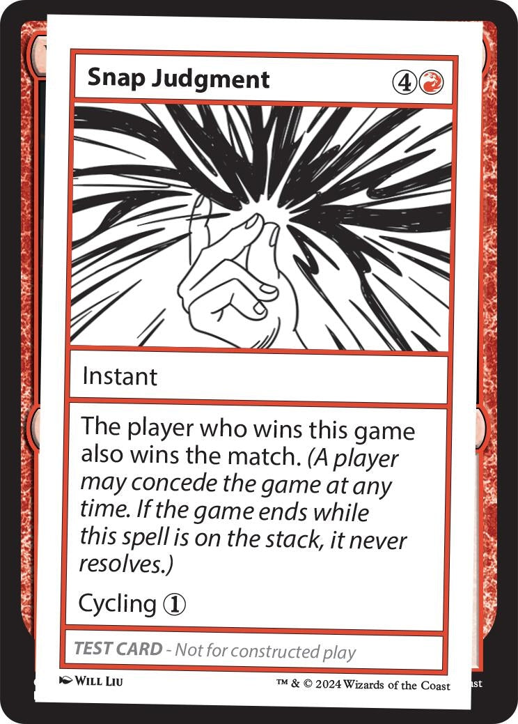 Snap Judgment [MB2PC] - MTG Single