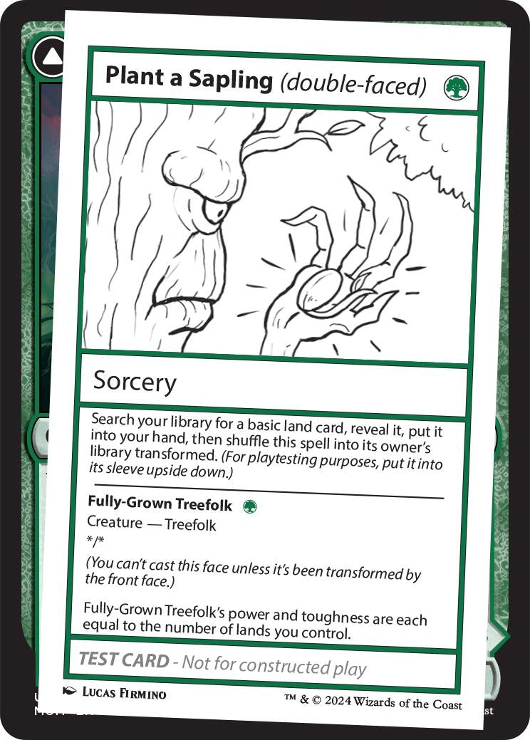 Plant a Sapling (double-faced) [MB2PC] - MTG Single