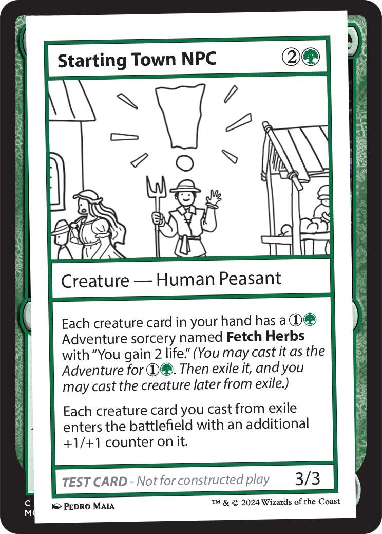 Starting Town NPC [MB2PC] - MTG Single