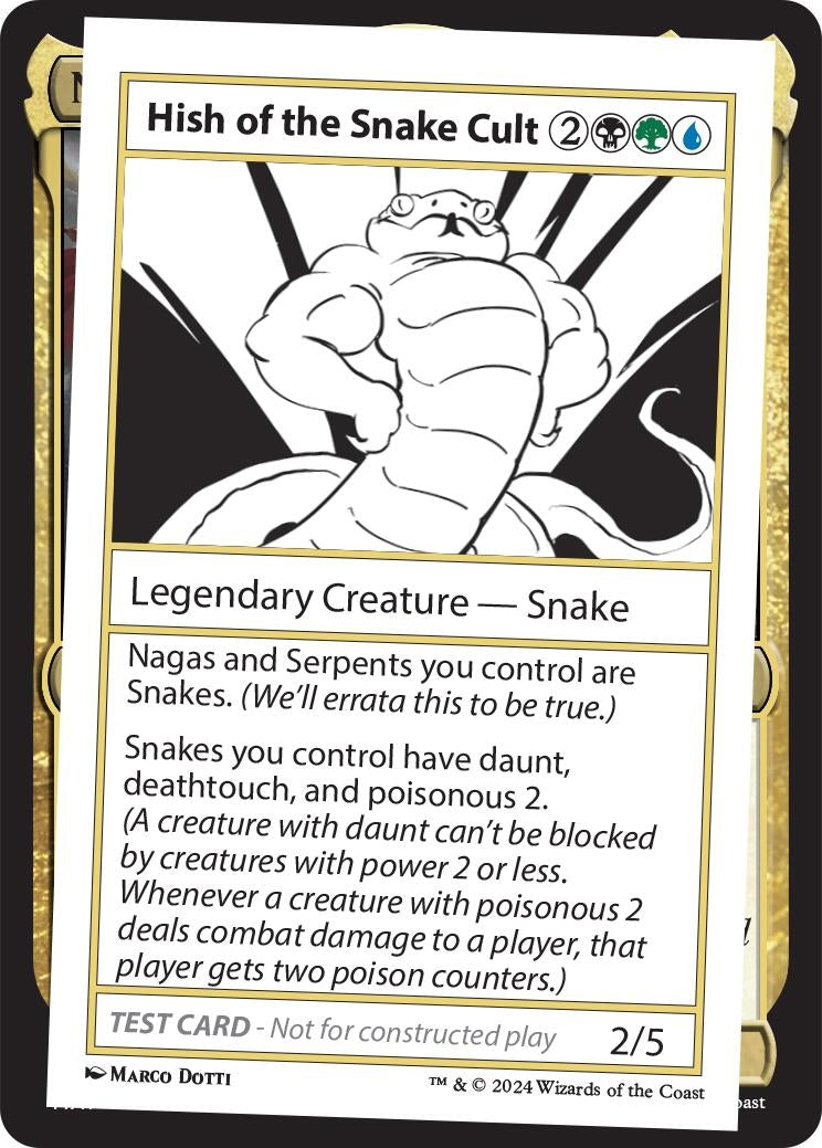 Hish of the Snake Cult [MB2PC] - MTG Single