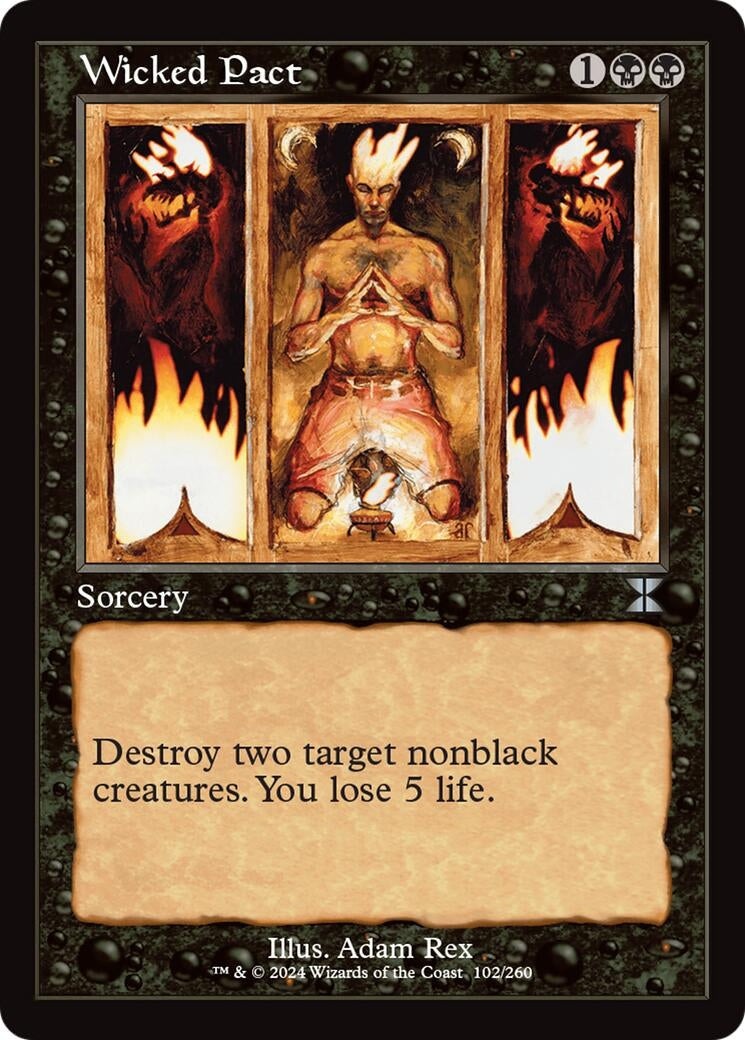 Wicked Pact (102) [LIST] - MTG Single