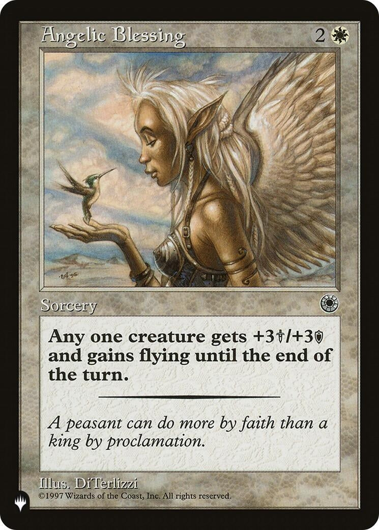 Angelic Blessing [LIST] - MTG Single