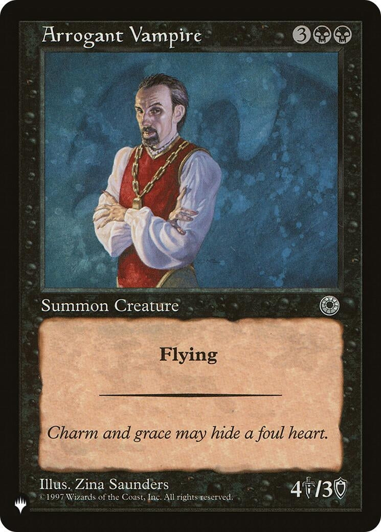 Arrogant Vampire [LIST] - MTG Single
