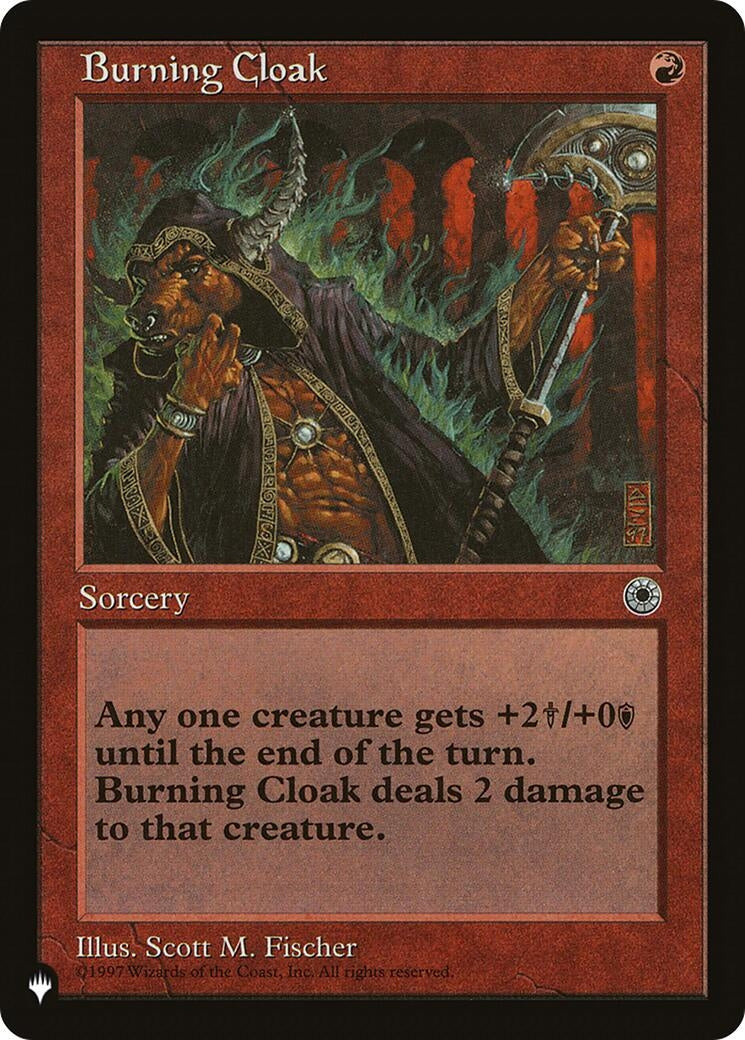 Burning Cloak [LIST] - MTG Single