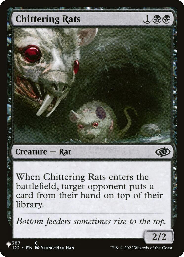 Chittering Rats (387) [LIST] - MTG Single