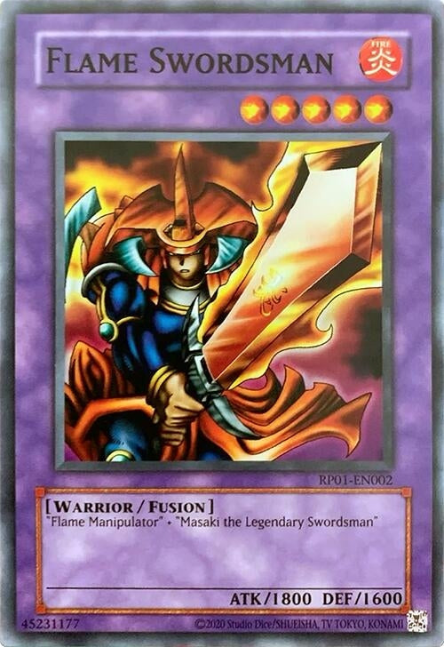 Flame Swordsman (1002) (RP01) - YuGiOh Single