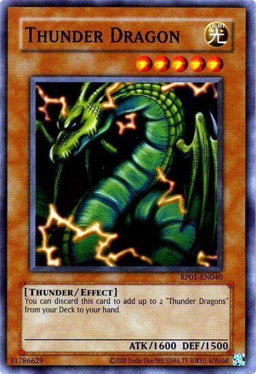 Thunder Dragon (1040) (RP01) - YuGiOh Single