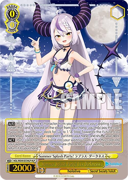 Summer Splash Party! La + Darknesss (HLP) (4403) [HOL] - Weiss Schwarz Single