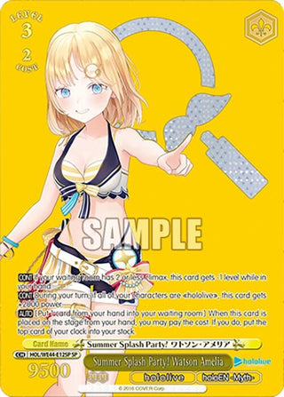 Summer Splash Party! Watson Amelia (SP) (4412) [HOL] - Weiss Schwarz Single