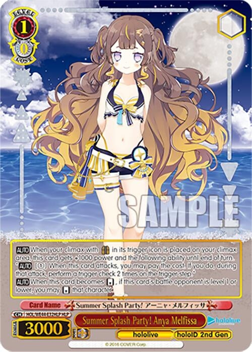 Summer Splash Party! Anya Melfissa (HLP) (4432) [HOL] - Weiss Schwarz Single