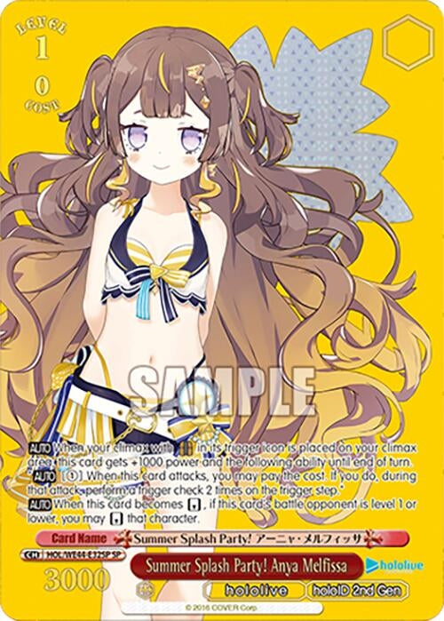 Summer Splash Party! Anya Melfissa (SP) (4432) [HOL] - Weiss Schwarz Single